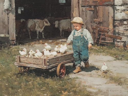 Liguolnn 5D Diamond Painting Set für Erwachsene & Kinder, Tierfarm DIY Diamant Malerei Bilder, Stickerei Mosaikherstellung, Heimdekoration Kreatives Geschenk Anfänger & Profis Zubehör 30x40cm C-185 Liguolnn 5D Diamond Painting Set für Erwachsene & Kinder, Tierfarm DIY Diamant Malerei Bilder, Stickerei Mosaikherstellung, Heimdekoration Kreatives Geschenk Anfänger & Profis Zubehör 30x40cm C-185 von Liguolnn