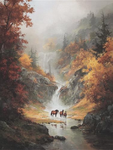 Liguolnn Diamond Painting Adulte Pferdefall 5D Diamant Painting Erwachsene & Anfänger, DIY Full Drill Diamant Broderie Kit, Home Decor Wandkunst Wohnzimmer Schlafzimmer Büro, Geschenke, 70x90cm D-594 Liguolnn Diamond Painting Adulte Pferdefall 5D Diamant Painting Erwachsene & Anfänger, DIY Full Drill Diamant Broderie Kit, Home Decor Wandkunst Wohnzimmer Schlafzimmer Büro, Geschenke, 70x90cm D-594 von Liguolnn
