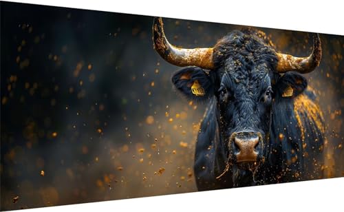 Lihogbo 195 x 90cm Groß Diamond Painting XXL, DIY 5D Ochse Diamant Painting Set für Erwachsene, Diamant Painting Bilder Tier Kunst Cross Stickerei Malerei, Diamond Painting für Deko Wohnzimmer H_1 Lihogbo 195 x 90cm Groß Diamond Painting XXL, DIY 5D Ochse Diamant Painting Set für Erwachsene, Diamant Painting Bilder Tier Kunst Cross Stickerei Malerei, Diamond Painting für Deko Wohnzimmer H_1 von Lihogbo