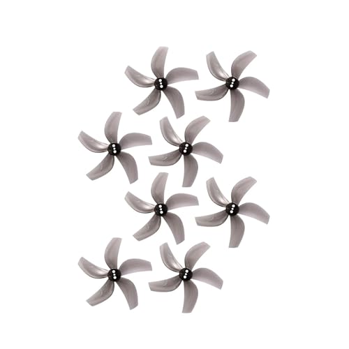 (4CW+4CCW) D63 1,5 mm 5-Blatt/3-Blatt 3 Löcher Propeller CW CCW Passend for 1105-1108 Motor RC FPV Racing Drone(D63 5-Blades Gray) von LiiZZi