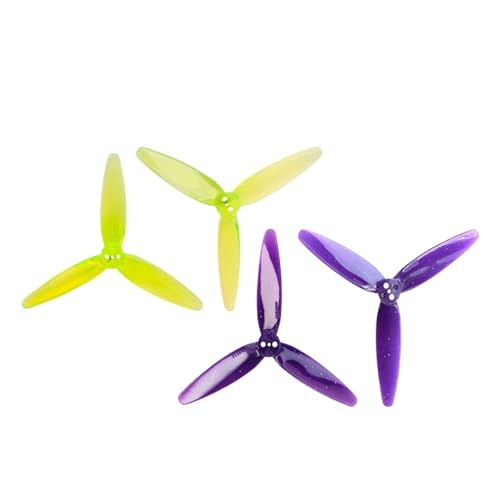 10 Paare (10CW + 10CCW) 353D 1,5 mm 3-Loch 3,5 Zoll 1404 4600KV/ 493D 4,9 Zoll 2207 2050KV Propeller passend for 3D-Freestyle-Drohne(10Pairs 353D Mix) von LiiZZi