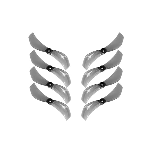 16Parirs 40MM 1610 2-Blatt PC Propeller 1mm 1,5mm Loch Fit for RC FPV Racing Freestyle Tinywhoop Drohnen Ersatz Ersatz(16Pairs 1mm Gray) von LiiZZi