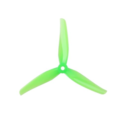 2/4 Paar F5 5 Zoll 3tri Propeller Mit 5mm Montage Loch Fit for FPV Drone Teile(Green-4pair) von LiiZZi