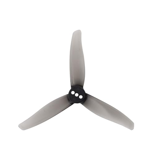 2 Paare/4 Stück 3016 Propeller 1,5 m 2 mm Loch 3 Zoll 3-Blatt CW CCW FPV Propeller Mini-Requisiten Passend for 3 Zoll FPV Racing Drone(1.5mm Gray) von LiiZZi