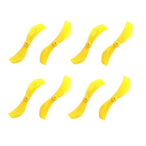 20 CW + 20 CCW 40MM 1610 2-Blatt PC Propeller 1mm 1,5mm Loch Fit for RC FPV Racing Freestyle Tinywhoop Drohnen Ersatz(20Pairs 1mm Yellow) von LiiZZi