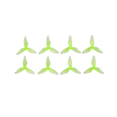 20CW + 20CCW 2023s 2023 2x2,3 2 Zoll 3-Blatt-Propeller 3 Löcher Passend for 1105-1108 Motor RC Drone FPV Zahnstocher(2023s 1.5mm Green) von LiiZZi