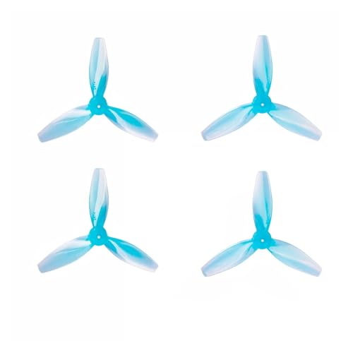 2412 61 mm 3-Blatt-Propeller CW CCW FPV 1,2 mm Loch Requisiten passend for Toothpick FPV RC Drone 8520 Bürstenmotor(4Pairs Blue) von LiiZZi