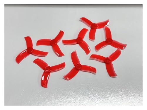 3 Löcher 3 Farben 2040 2.0x4.0 FPV PC 3 Propeller Prop Fit for CW CCW Welle durch den Maschinenmotor 1104-1105(Watermelon) von LiiZZi