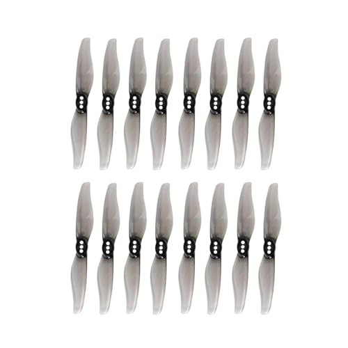 8 Paar 3018 3x1,8 3 Zoll 2 Paddel PC Propeller 1,5 mm Loch T-Halterung passend for Toothpick RC Drone 1108-1303 Motor(1.5mm Transparent) von LiiZZi