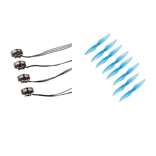 Modell EX1404 2750KV 3500KV 4800KV Bürstenloser Motor 1,5-mm-Welle Passend for 4024 2-Blatt-Propeller mit 1,5-mm-Loch(4PC 2750KV 4024 Prop) von LiiZZi