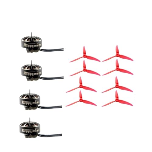 Modell EX1404 2750KV 3500KV 4800KV Bürstenloser Motor 1,5-mm-Welle Passend for 4024 2-Blatt-Propeller mit 1,5-mm-Loch(4PC 3500KV 4023 Prop) von LiiZZi