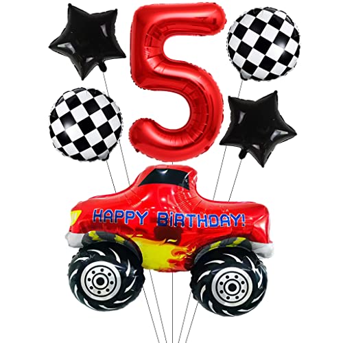 Liitata Rennwagen Luftballon Set Rennauto 5. Kinder Geburtstag Deko Zahl 5 Folienballon Rot Großes Rennwagen Luftballons Zielflagge Ballon Stern Ballon für Junge Geburtstag Party Motto Party Deko Liitata Rennwagen Luftballon Set Rennauto 5. Kinder Geburtstag Deko Zahl 5 Folienballon Rot Großes Rennwagen Luftballons Zielflagge Ballon Stern Ballon für Junge Geburtstag Party Motto Party Deko von Liitata