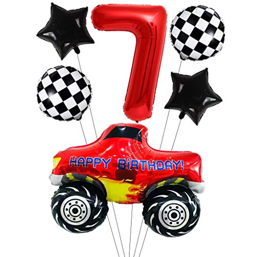 Liitata Rennwagen Luftballon Set Rennauto 7. Kinder Geburtstag Deko Zahl 7 Folienballon Rot Großes Rennwagen Luftballons Zielflagge Ballon Stern Ballon für Junge Geburtstag Party Motto Party Deko Liitata Rennwagen Luftballon Set Rennauto 7. Kinder Geburtstag Deko Zahl 7 Folienballon Rot Großes Rennwagen Luftballons Zielflagge Ballon Stern Ballon für Junge Geburtstag Party Motto Party Deko von Liitata