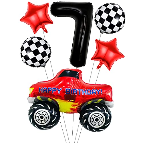 Liitata Rennwagen Luftballon Set Rennauto 7. Kinder Geburtstag Deko Zahl 7 Folienballon Schwarz Großes Rennwagen Luftballons Zielflagge Ballon Stern Ballon für Junge Geburtstag Party Motto Party Deko Liitata Rennwagen Luftballon Set Rennauto 7. Kinder Geburtstag Deko Zahl 7 Folienballon Schwarz Großes Rennwagen Luftballons Zielflagge Ballon Stern Ballon für Junge Geburtstag Party Motto Party Deko von Liitata