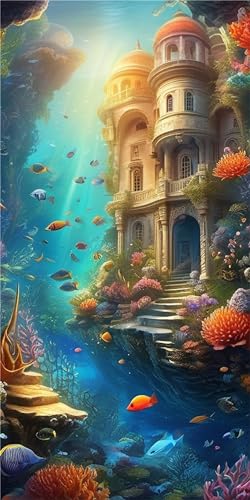 5D DIY Diamond Painting Erwachsene/Kinder Diamant Painting Bilder Malen Nach Zahlen Erwachsene Diamond Painting Zubehör für Kinder für Geschenke Zuhause Home Wall Deko(Verlorenes Atlantis,60x120cm)-5A 5D DIY Diamond Painting Erwachsene/Kinder Diamant Painting Bilder Malen Nach Zahlen Erwachsene Diamond Painting Zubehör für Kinder für Geschenke Zuhause Home Wall Deko(Verlorenes Atlantis,60x120cm)-5A von Lijahoo