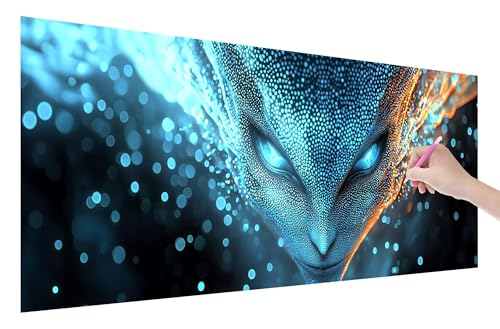 Diamond Painting Elf, 5D DIY Diamant Painting Bilder Furcht 150x60cm, Diamant Malerei Cross Stitch Stickerei Erwachsene Groß XXL, Basteln Erwachsene Set für Geschenke und Wand Deko Wohnzimmer, C-48 von Lijahoo