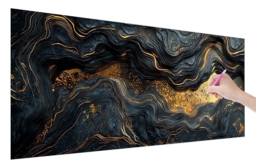 Diamond Painting Erwachsene, Marmor Diamant Painting Bilder Set für Anfänger (200x80cm), 5D DIY Crystal Kunst Strass Stickerei Erneuern Diamant Malerei Kits, Bastelset Erwachsene für Wanddeko C-32 von Lijahoo