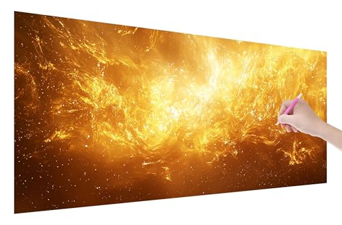 Diamond Painting Flamme, 5D DIY Diamant Painting Bilder Traum 200x80cm, Diamant Malerei Cross Stitch Stickerei Erwachsene Groß XXL, Basteln Erwachsene Set für Geschenke und Wand Deko Wohnzimmer, C-55 von Lijahoo