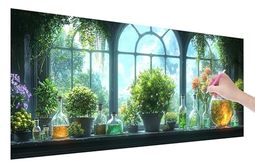 Diamond Painting Garten, 5D DIY Diamant Painting Bilder Anlage 120x50cm, Diamant Malerei Cross Stitch Stickerei Erwachsene Groß XXL, Basteln Erwachsene Set für Geschenke und Wand Deko Wohnzimmer, M-57 Diamond Painting Garten, 5D DIY Diamant Painting Bilder Anlage 120x50cm, Diamant Malerei Cross Stitch Stickerei Erwachsene Groß XXL, Basteln Erwachsene Set für Geschenke und Wand Deko Wohnzimmer, M-57 von Lijahoo