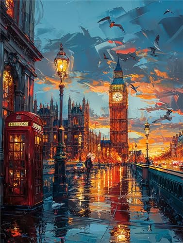 Diamond Painting London Diamant Painting Bilder Stadt Diamond Painting Erwachsene Diamant Painting Bilder Erwachsene Diamant Bilder Kinder DIY Cross Stickerei Malerei Kits, Deko Schlafzimmer 30x40cm Diamond Painting London Diamant Painting Bilder Stadt Diamond Painting Erwachsene Diamant Painting Bilder Erwachsene Diamant Bilder Kinder DIY Cross Stickerei Malerei Kits, Deko Schlafzimmer 30x40cm von Lijahoo