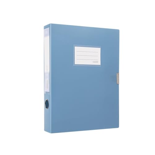 büro ordner A4-Datei-Archivbox, 55 mm, große Kapazität, Vertragsordner, Bürobedarf, Datenspeicherbox ordner(Blue) von Lijiaxiuyc-101