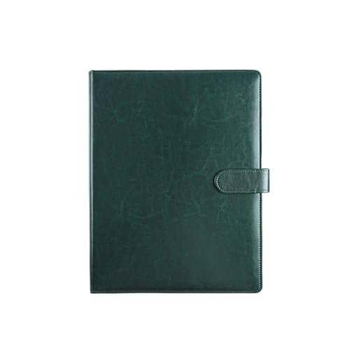 büro ordner A4 Multifunktionsordner mit Stifteinsatz Lederbuch zur Unterzeichnung von Geschäftsverträgen Dokumenteninformationstafelordner ordner(Green) von Lijiaxiuyc-101