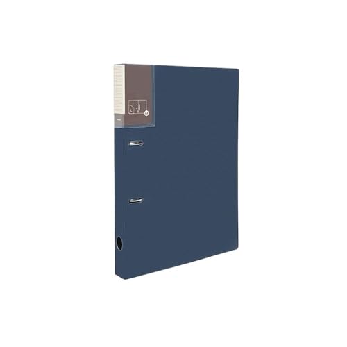 büro ordner A4 Perforierter Loseblattordner PP Zweiloch-Aktenordner Archivinformations-Organizer-Broschüre ordner(Blue) von Lijiaxiuyc-101
