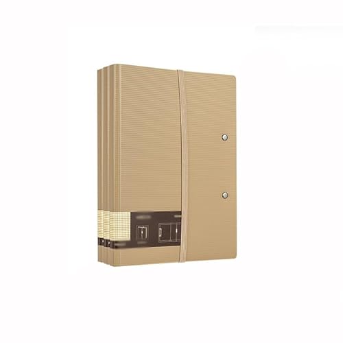 büro ordner Faltbarer Ordner, A5/A4, multifunktionaler horizontaler Schreibblock, Ordner zur Organisation von Geschäftsinformationen, 3 Stück ordner(Bruin) von Lijiaxiuyc-101