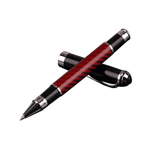 Ocobudbxw Kugelschreiber, Kohlefaser, Signatur, Gel-Kugelschreiber, schwarze Tinte, Business-Schreibwaren von Lijun