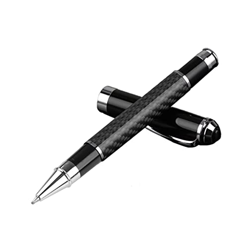 Ocobudbxw Kugelschreiber, Kohlefaser, Signatur, Gel-Kugelschreiber, schwarze Tinte, Business-Schreibwaren von Lijun