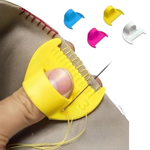 Lilalemon Fingerschutz zum Nähen, verstellbarer Fingerschutz, Zubehör, DIY-Nähwerkzeuge, 4 Stück Lilalemon Fingerschutz zum Nähen, verstellbarer Fingerschutz, Zubehör, DIY-Nähwerkzeuge, 4 Stück von LilaLemon