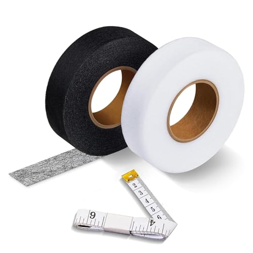 Lilbitty 2 Pack Breite 20mm Saumband zum Aufbügeln, 100m Bügelband für Vorhänge, Saumband Selbstklebend, Nahtband zum Aufbügeln, Spleißen von Stoffen, Klebeband zum Aufbügeln Lilbitty 2 Pack Breite 20mm Saumband zum Aufbügeln, 100m Bügelband für Vorhänge, Saumband Selbstklebend, Nahtband zum Aufbügeln, Spleißen von Stoffen, Klebeband zum Aufbügeln von Lilbitty