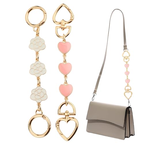 Lilbitty 2 Stücke Taschenverlängerungskette, Geldbörsenbandverlängerungen für Handtaschen, Geldbörsenverlängerungskette, Kette, Geldbörsenband, Ersatz, Geldbörsenzubehör, Rosa Lilbitty 2 Stücke Taschenverlängerungskette, Geldbörsenbandverlängerungen für Handtaschen, Geldbörsenverlängerungskette, Kette, Geldbörsenband, Ersatz, Geldbörsenzubehör, Rosa von Lilbitty