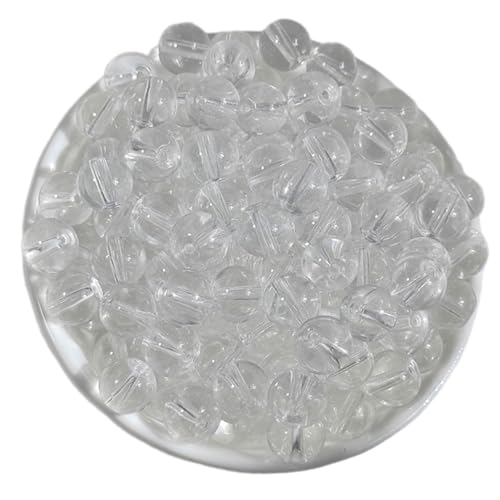 100pcs Klare Glasperlen 8 Mm Runde Bastelperlen Für Halskette Armbänder Schmuckverbindlichkeit 100pcs Klare Glasperlen 8 Mm Runde Bastelperlen Für Halskette Armbänder Schmuckverbindlichkeit von Lilinzhi