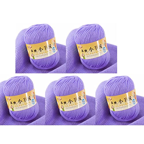 250 g/Set, Häkelgarn, Baby, einfarbig, Wolle, Handkaschmirwolle, Strickgarn von Lilinzhi