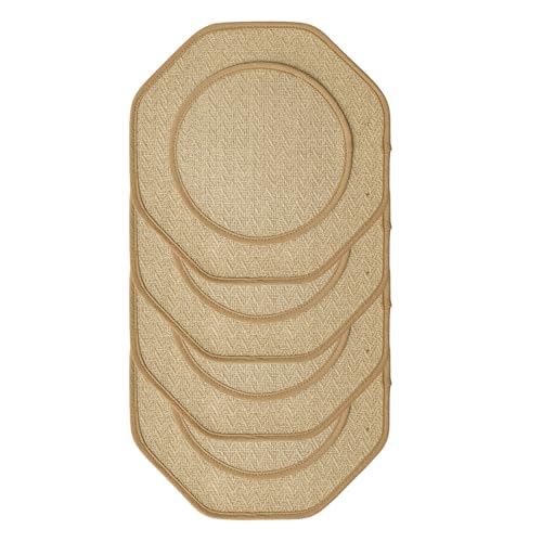 4pcs Tischmatten Hitzebeständige Überpilldes Dining Placemat Freundliche Baumwolle Und Leinenmischungstisch Dekoration Matte Küche Dekoration von Lilinzhi