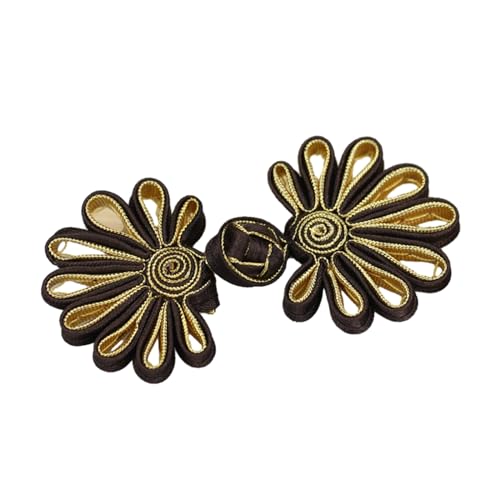 Blumen-Frösch-Knopf für traditionelle chinesische Kleidung, Handarbeit, Accessoires, stilvolle Knöpfe, chinesischer Cheongsam-Knopf, Mantel Blumen-Frösch-Knopf für traditionelle chinesische Kleidung, Handarbeit, Accessoires, stilvolle Knöpfe, chinesischer Cheongsam-Knopf, Mantel von Lilinzhi