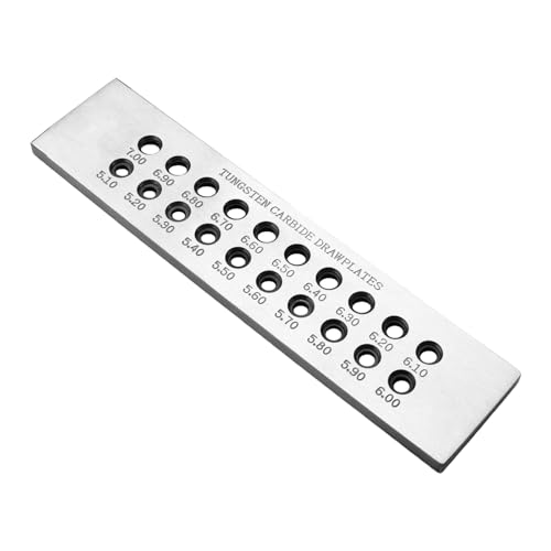 Drahtziehplatte, Stahlwerkzeug, Schmuckherstellung, Draht, Abgestufte Löcher, Drahtplatte, geeignet für Profis Drahtziehplatte, Stahlwerkzeug, Schmuckherstellung, Draht, Abgestufte Löcher, Drahtplatte, geeignet für Profis von Lilinzhi