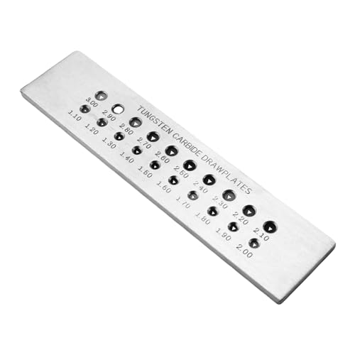 Drahtziehplatte, Stahlwerkzeug, Schmuckherstellung, Draht, Abgestufte Löcher, Drahtplatte, geeignet für Profis Drahtziehplatte, Stahlwerkzeug, Schmuckherstellung, Draht, Abgestufte Löcher, Drahtplatte, geeignet für Profis von Lilinzhi