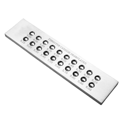 Drahtziehplatte, Stahlwerkzeug, Schmuckherstellung, Draht, Abgestufte Löcher, Drahtplatte, geeignet für Profis Drahtziehplatte, Stahlwerkzeug, Schmuckherstellung, Draht, Abgestufte Löcher, Drahtplatte, geeignet für Profis von Lilinzhi