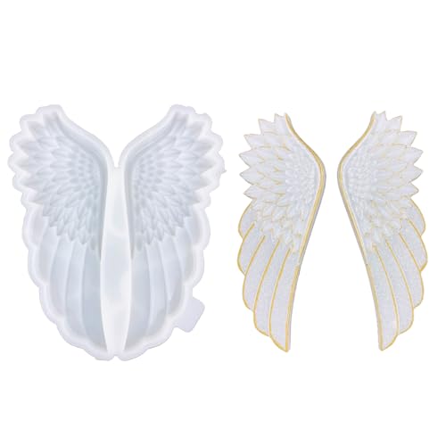 Flügelförmige Dekorationsform aus Silikon, Epoxidharz, für künstlerische Skulpturen, Wandbehänge, Formen, anpassbarer Schmuck von Lilinzhi