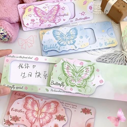Freundliche Schmetterlingsgrußkarten Für Familienfeier Geburtstagskarten Set 10PCS Nachhaltige Geburtstagskartenverpackung von Lilinzhi