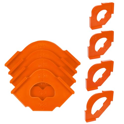 Holzbearbeitung, halbrunde Lokator-Fräser-Schablonen-Set, 4 Stück, für schnelle und einfache R-abgewinkelte Positionierung, R20-R40 Radiusvorrichtungen Holzbearbeitung, halbrunde Lokator-Fräser-Schablonen-Set, 4 Stück, für schnelle und einfache R-abgewinkelte Positionierung, R20-R40 Radiusvorrichtungen von Lilinzhi
