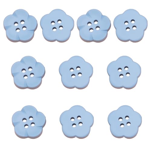 Lilinzhi 10 PCs Blütenformknöpfe 4 Löcher Knöpfe Buntes Nähharz Zum Nähen Von Handwerksprojekten Lilinzhi 10 PCs Blütenformknöpfe 4 Löcher Knöpfe Buntes Nähharz Zum Nähen Von Handwerksprojekten von Lilinzhi