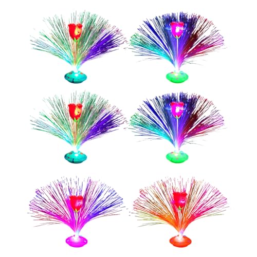 Lilinzhi 6PCS LED Fiber Nacht Licht Blumenfaserfarbe Wechselnde Lampe Für Geburtstag Hochzeiten Weihnachten Home Dekoration Party Dekorationen Lilinzhi 6PCS LED Fiber Nacht Licht Blumenfaserfarbe Wechselnde Lampe Für Geburtstag Hochzeiten Weihnachten Home Dekoration Party Dekorationen von Lilinzhi