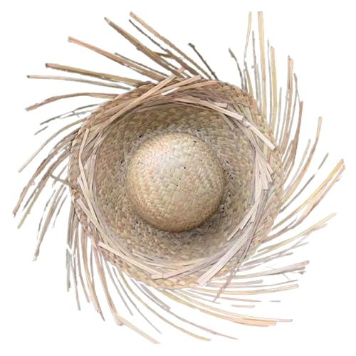 Lilinzhi Mexicanos Sombrero-Hut, handgefertigter Strohhut, hawaiianischer Stil, Verkleidungsrequisiten, Strohhut mit zerrissener Krempe Lilinzhi Mexicanos Sombrero-Hut, handgefertigter Strohhut, hawaiianischer Stil, Verkleidungsrequisiten, Strohhut mit zerrissener Krempe von Lilinzhi