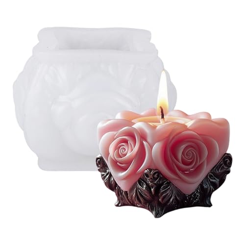Rosenblume Silikon Kerze Schimmel Roseförmige Seife Schimmel Für Epoxidharz Kerze Seife Hochzeit Home Dekoration Herz Silikon Rosenblume Silikon Kerze Schimmel Roseförmige Seife Schimmel Für Epoxidharz Kerze Seife Hochzeit Home Dekoration Herz Silikon von Lilinzhi