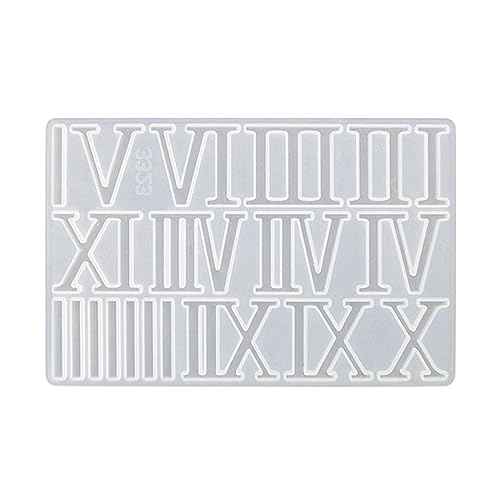 Silikonform für Anhänger mit römischen arabischen Ziffern, Epoxidharz, für handgefertigte Ornamente, Heimdekorationen Silikonform für Anhänger mit römischen arabischen Ziffern, Epoxidharz, für handgefertigte Ornamente, Heimdekorationen von Lilinzhi