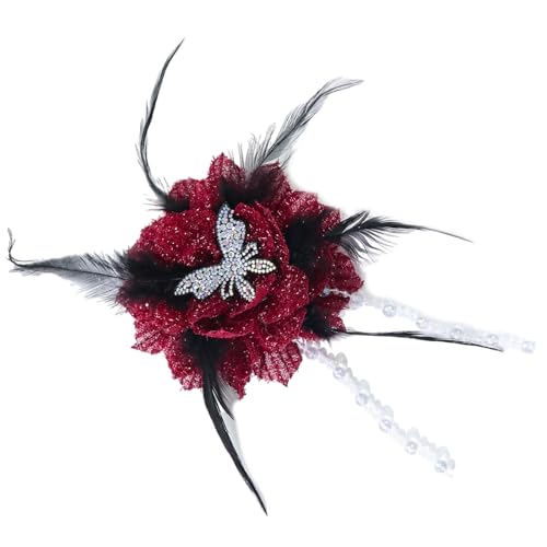 Strass Schmetterling Seide Blume für Abendkleid, Tanzkostüm, Aufnähen, Applikation für Handarbeit, Projekt, Schal, Broschen, Kleidung, Dekoration von Lilinzhi