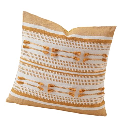 Weiche Strukturierte Handgewebte Kissenbezug Baumwollgarne Perfekt Zur Verbesserung Der Schlafzimmer Wohnraum Ästhetisches Bett Dekore Home Decors Weiche Strukturierte Handgewebte Kissenbezug Baumwollgarne Perfekt Zur Verbesserung Der Schlafzimmer Wohnraum Ästhetisches Bett Dekore Home Decors von Lilinzhi